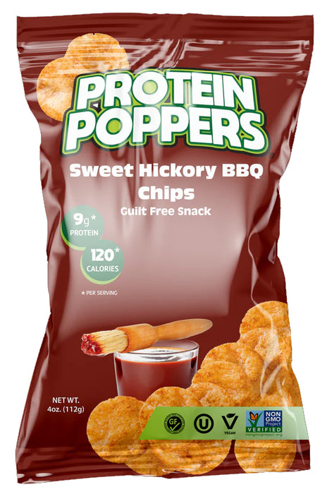 PROTEIN POPPERS: Sweet Honey BBQ Chips, 4 oz