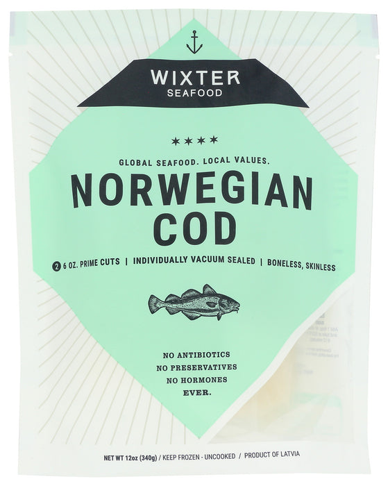 WIXTER SEAFOOD: Norwegian Cod, 12 oz