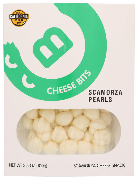 CHEESE BITS: Fresh Scamorza Pearls, 3.5 oz