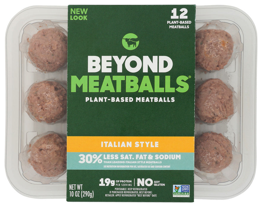 BEYOND MEAT: Beyond Meatballs Italian Style Plant Based Meatballs, 10 oz