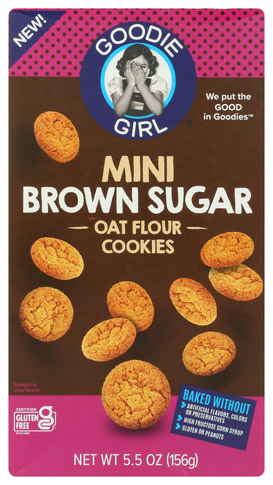 GOODIE GIRL: Cookies Mini Brown Sugar, 5.5 OZ