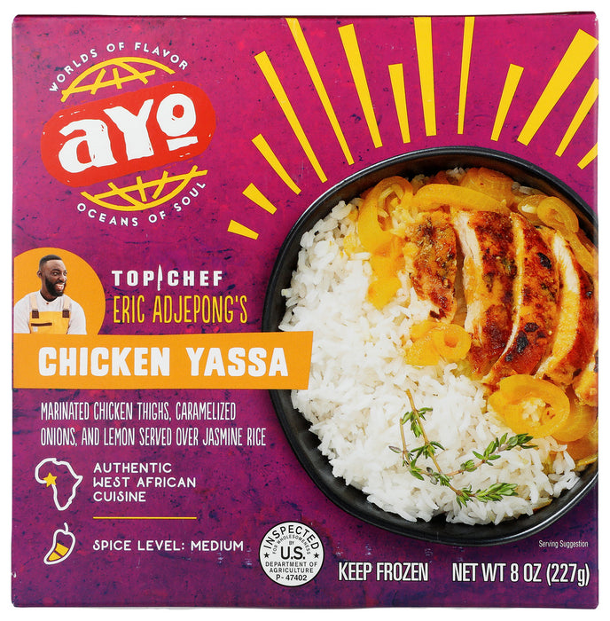 AYO FOODS: Vgtbl Entr Chicken Yassa, 8 oz