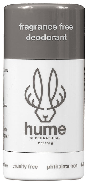 HUME SUPERNATURAL: Fragrance Free Deodorant, 2 oz