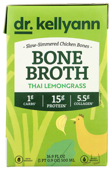 DR. KELLYANN: Bone Broth Lemongrass Thai, 16.9 fo