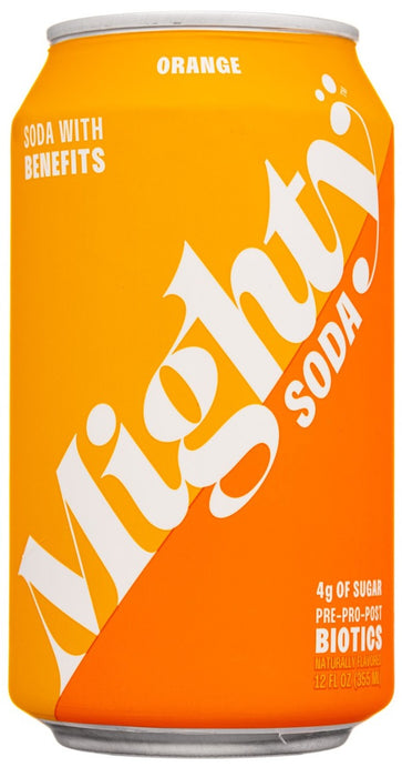 BELIV COMPANY: Mighty Soda Orange, 12 fo