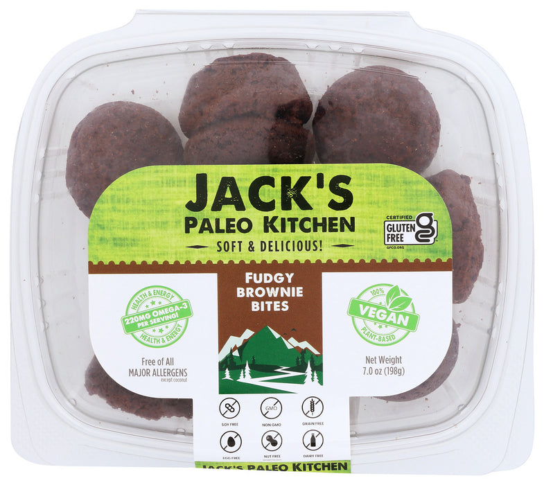 JACKS PALEO KITCHEN: Fudgy Brownie Bites, 7 oz