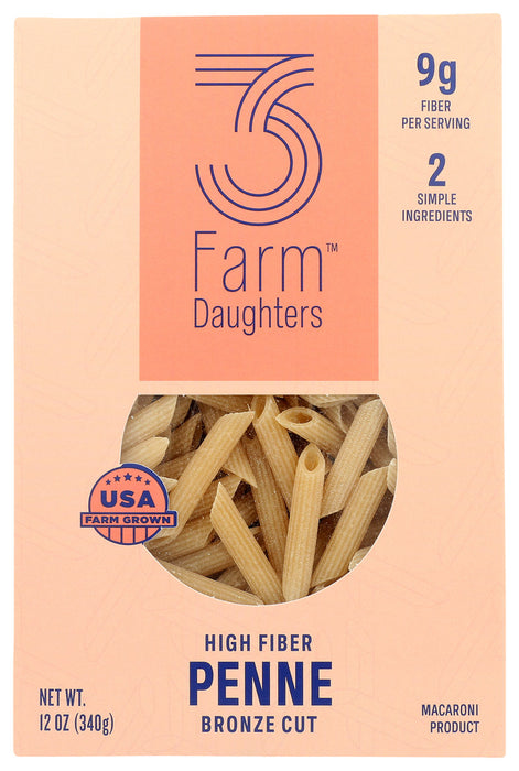 THREE FARM DAUGHTERS: Pasta Penne, 12 oz