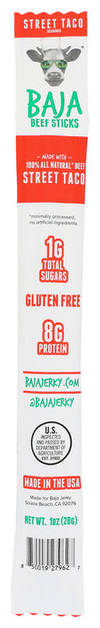 BAJA BEEF STICKS: Street Taco Beef Stick, 1 oz
