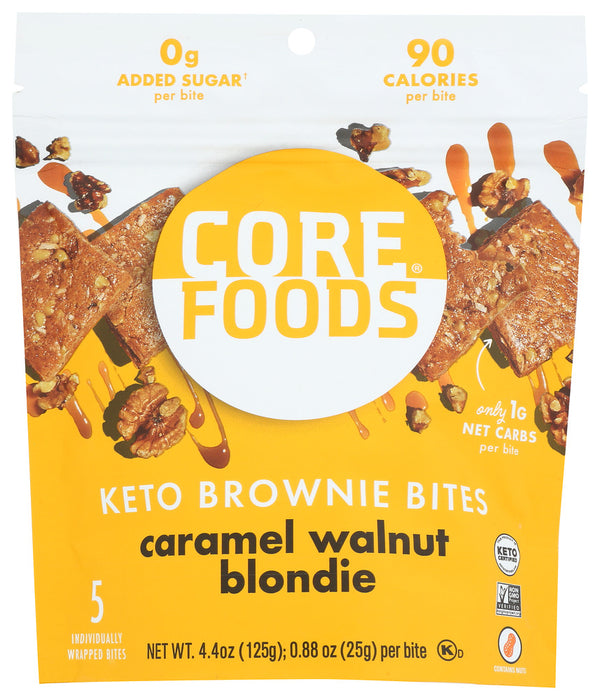 CORE FOODS: Bites Brwni Car Wal Blnd, 4.4 oz