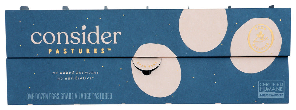 CONSIDER PASTURES: Eggs Large, 1 dz