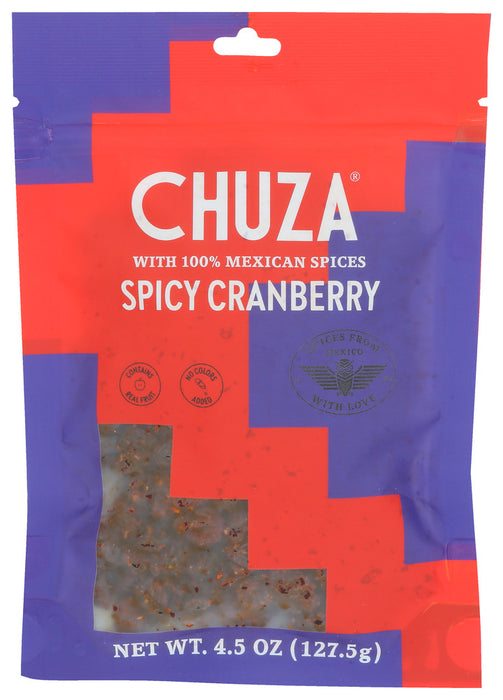 CHUZA: Spicy Dried Cranberry, 4.5 oz