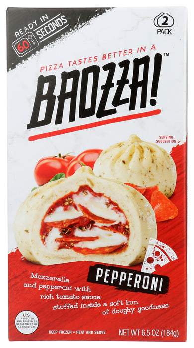 BAOZZA: Pepperoni Pizza, 6.5 oz