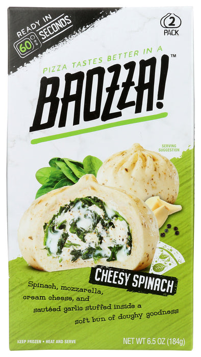 BAOZZA: Cheesy Spinach Pizza, 6.5 oz