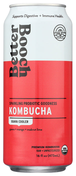 BETTER BOOCH: Kombucha Guava Cooler, 16 fo