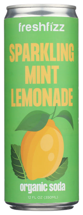 FRESH FIZZ: Sparkling Mint Lemonade, 12 fo