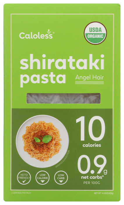 CALOLESS: Pasta Shirataki Angel Hair, 16oz