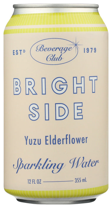 BRIGHT SIDE BEVERAGE CLUB: Sprk Wtr Yuzu Eldflwr 6Pk, 72 FO