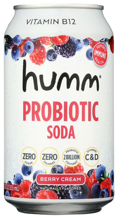 HUMM: Soda Probiotic Berry Crm, 12 FO