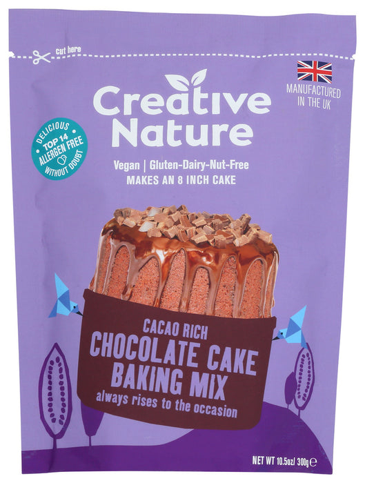 CREATIVE NATURE: Cacao Rich Chocolate Cake Baking Mix, 10.5 oz