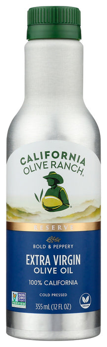 CALIFORNIA OLIVE RANCH: Reserve Bold and Peppery Olive Oil Aluminum, 12 fo