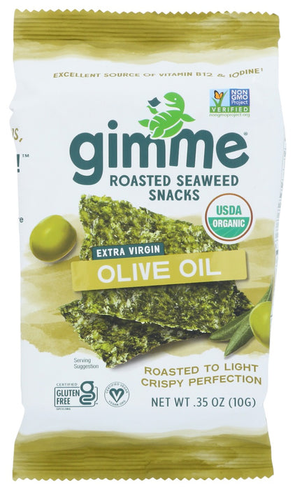 GIMME: Organic Premium Roasted Seaweed Extra Virgin Olive Oil, 0.35 oz