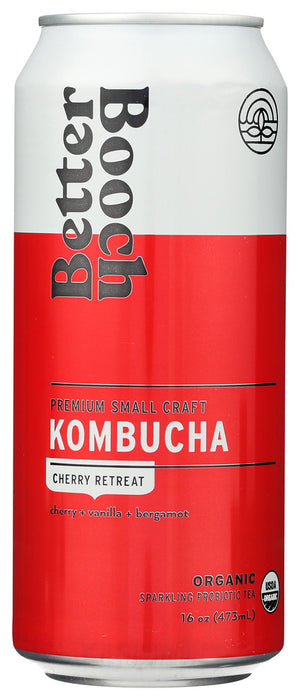 BETTER BOOCH: Tea Cherry Vnla Kmbucha, 16 oz