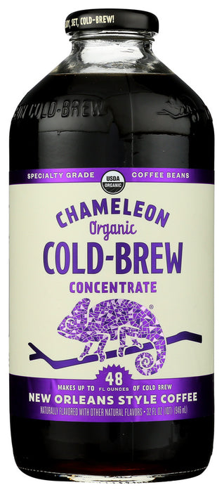 CHAMELEON COLD BREW: New Orleans Style Cold Brew Coffee Concentrate, 32 oz