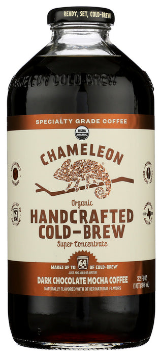 CHAMELEON COLD BREW: Organic Concentrated Coffee Mocha, 32 oz
