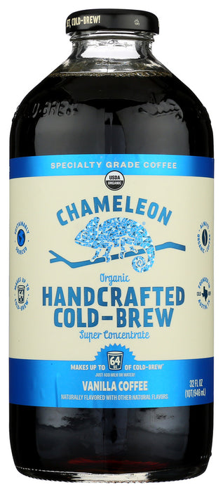 CHAMELEON COLD BREW: Organic Coffee Concentrate Vanilla, 32 oz