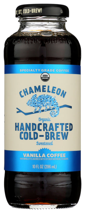 CHAMELEON COLD-BREW: Organic Vanilla Ready to Drink Coffee, 10 oz