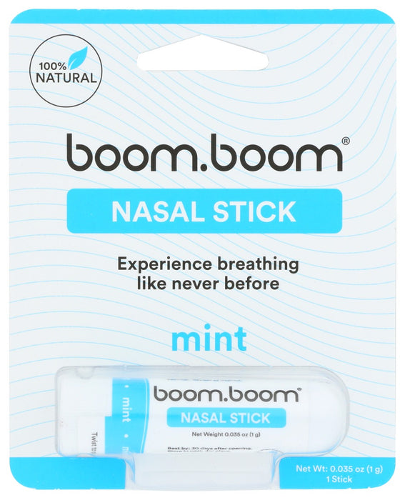BOOMBOOM NATURALS: Nasal Mint Inhaler, 1 ea