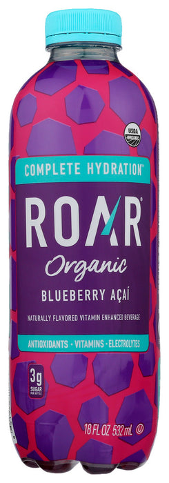 ROAR BEVERAGES: Bev Blueberry Acai Org, 18 fo