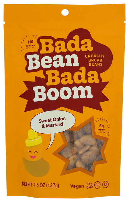 BADA BEAN BADA BOOM: Snack Bean Swt Onin Mstrd, 4.5 oz