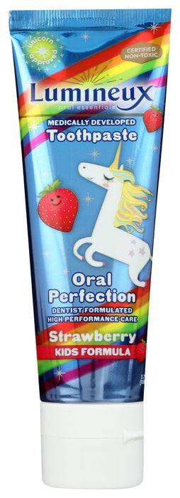LUMINEUX: Toothpaste Kids Strawberry, 3.75 oz