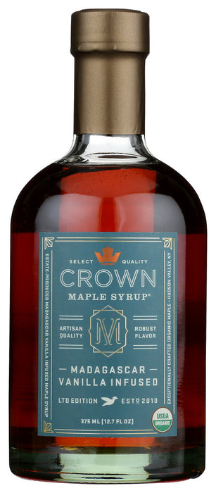 CROWN MAPLE: Syrup Maple Vanilla Infsd, 12.7 fo