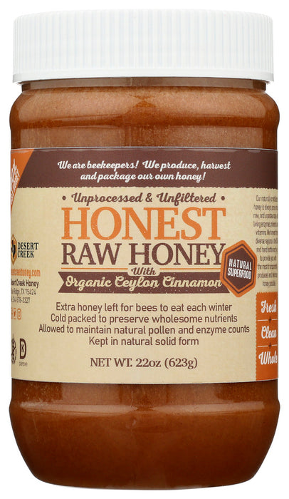 DESERT CREEK HONEY LLC: Honest Raw Honey, 22 fo