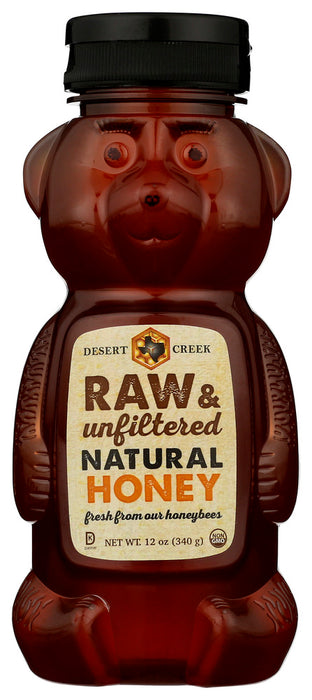 DESERT CREEK HONEY LLC: Honey Raw Natural, 12 fo