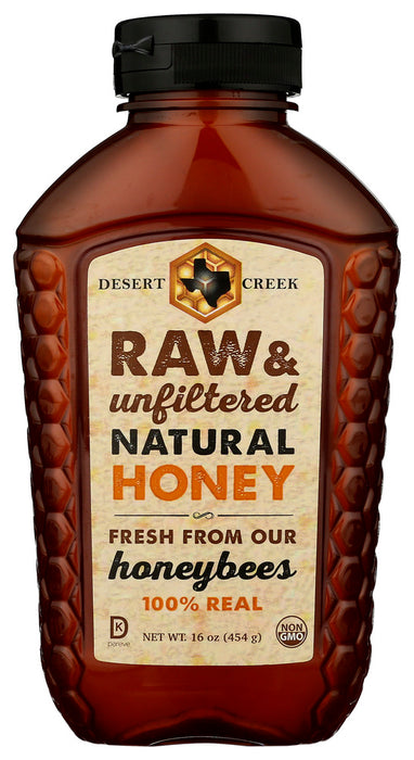 DESERT CREEK HONEY LLC: Honey Raw Natural, 16 fo