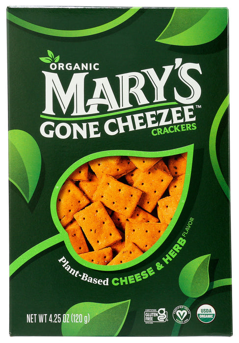 MARYS GONE CRACKERS: Chesse Herb Crackers, 4.25 oz