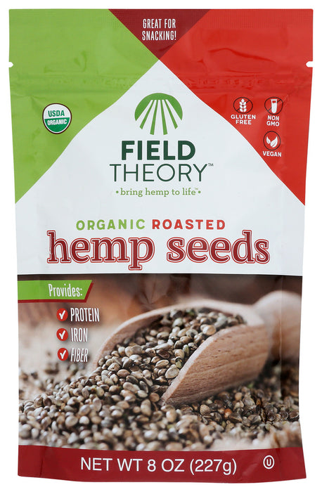 FIELD THEORY: Seeds Roasted Hemp, 8 OZ