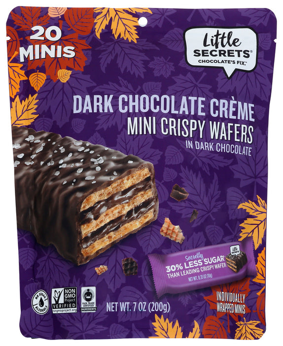 LITTLE SECRETS LLC: Wafer Dk Choc Ssalt Fall, 7 oz