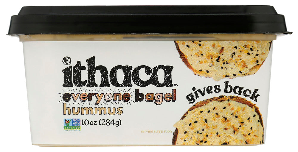 ITHACA COLD CRAFTED: Everyone Bagel Hummus, 10 oz