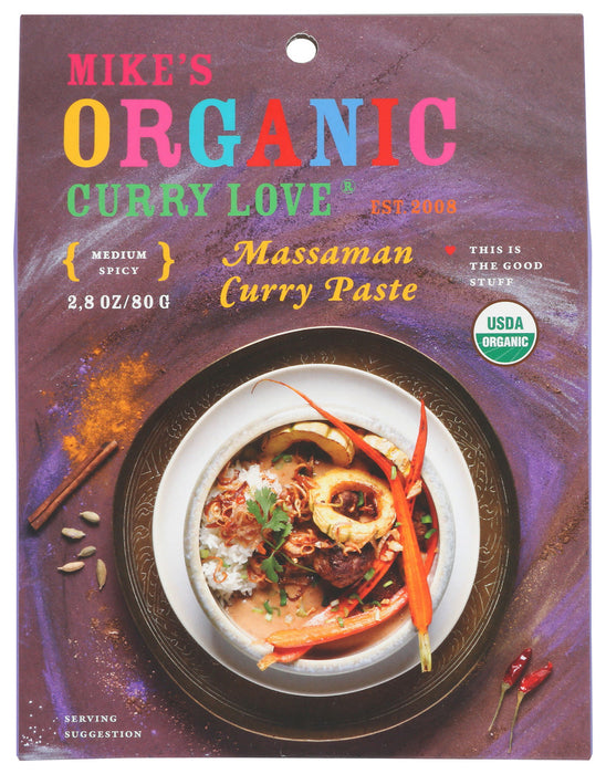 CURRY LOVE: Massaman Curry Paste, 2.8 oz