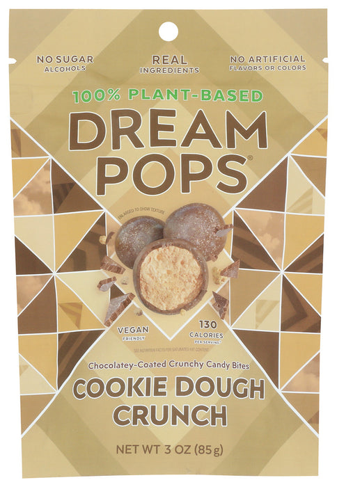 DREAM POPS: Bites Choc Crnch Cke Doh, 3 oz