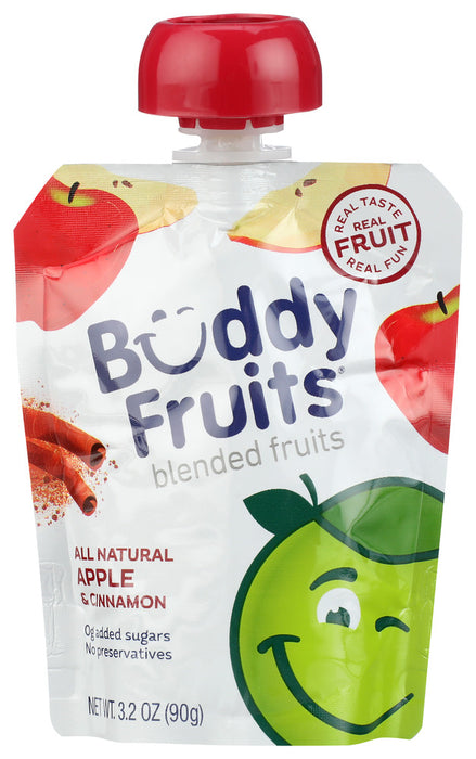 BUDDY FRUITS: Apple And Cinnamon Blended Fruits, 3.2 oz
