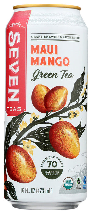 SEVEN TEAS: Maui Mango Green Tea, 16 fo