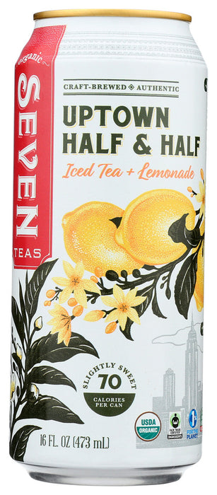 SEVEN TEAS: Uptown Half And Half Iced Tea, 16 fo