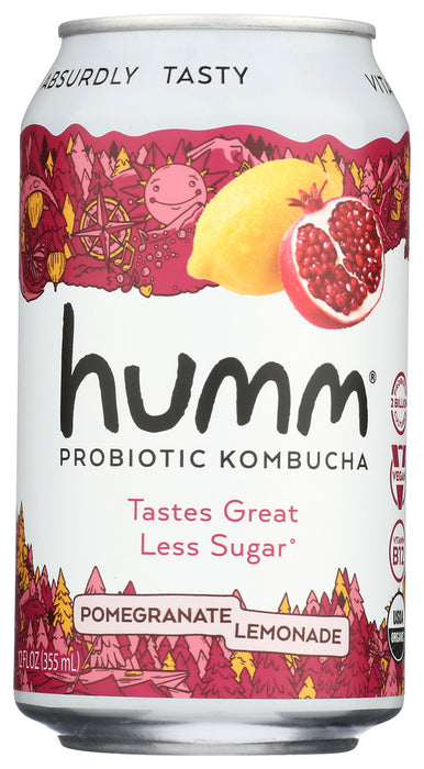 HUMM: Kombucha Pomegranate Lemonade, 12 fo