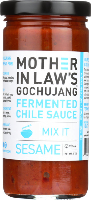 MOTHER IN LAW: Sesame Gochujang Fermented Chile Sauce, 9 oz