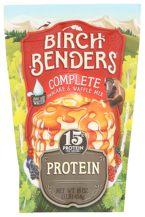 BIRCH BENDERS: Pancake & Waffle Mix Protein, 16 oz